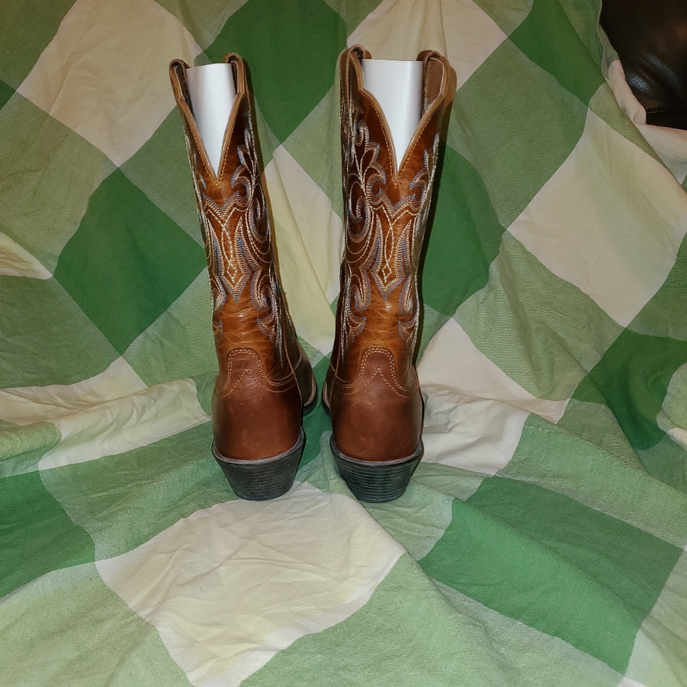 Ariat Women's Round Up Stockman Western Boots - Picture 4 of 10